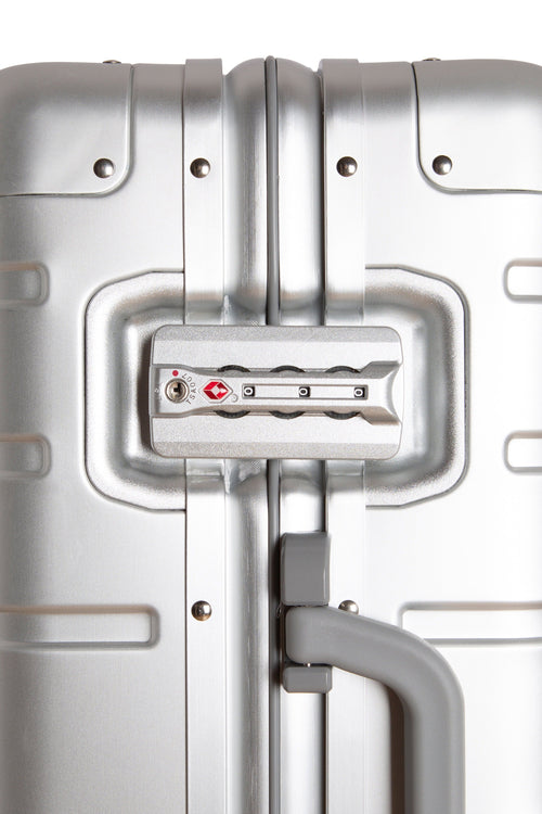 Hand Cabin Aluminum Luggage SILVER OSAKA TSA