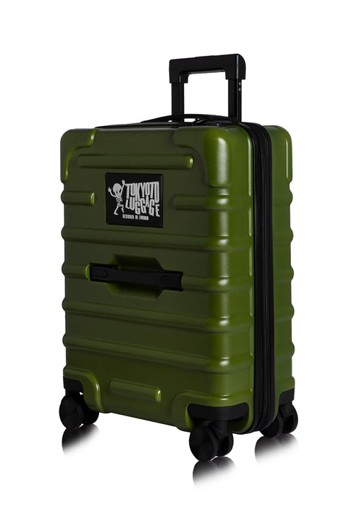 Hand Cabin Luggage Anti Scratch Suitcase GREEN color