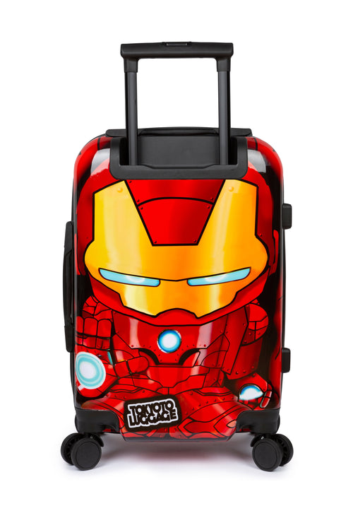 Cabin Suitcase Kids Luggage Avengers Superheroes Back IRON BOY