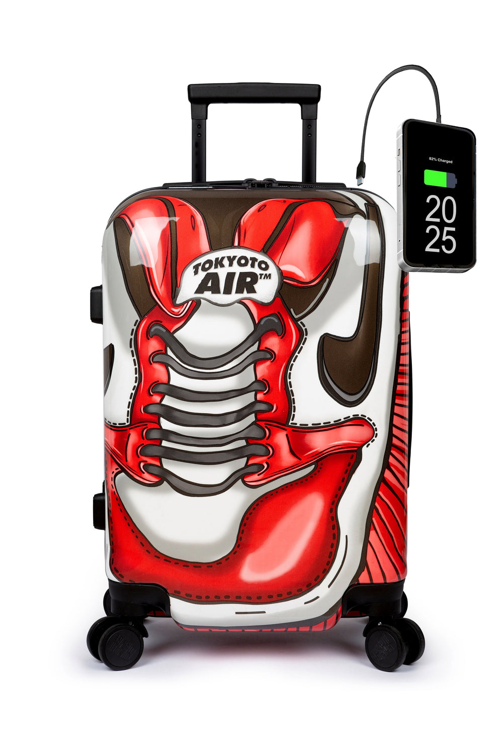 Cabin Suitcase Kids Luggage Cartoon Basketball Nike Front SNEAKERS