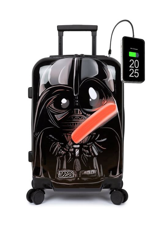 Cabin Suitcase Star Wars Stormtrooper Kids Luggage Front BLACK EMPIRE