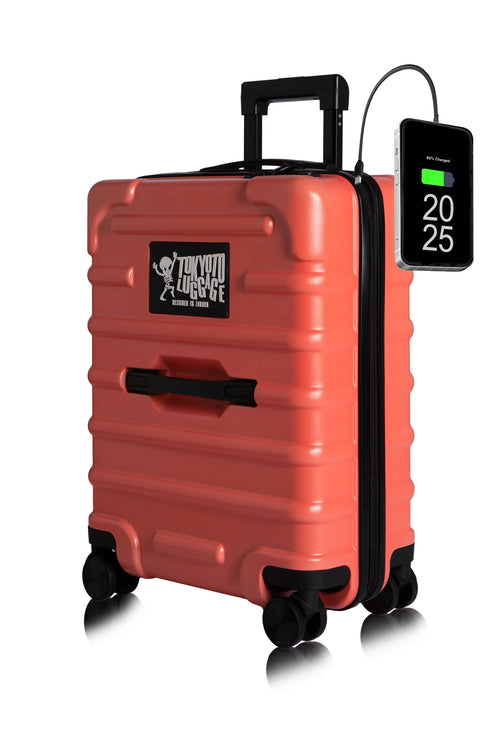 Hand Cabin Luggage Suitcase Antiscratch CORAL