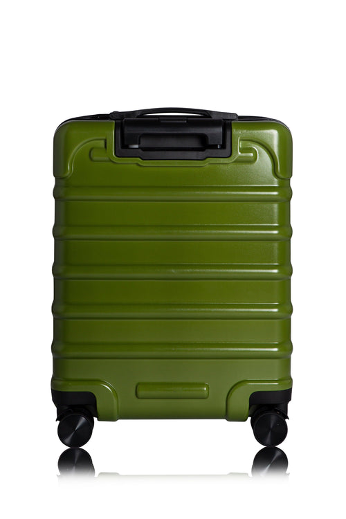 Hand Cabin Luggage Suitcase Antiscratch Side CORAL GREEN