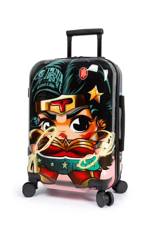 Suitcase Cabin Girls Kids Luggage Avengers Superheroes Side WONDER GIRL